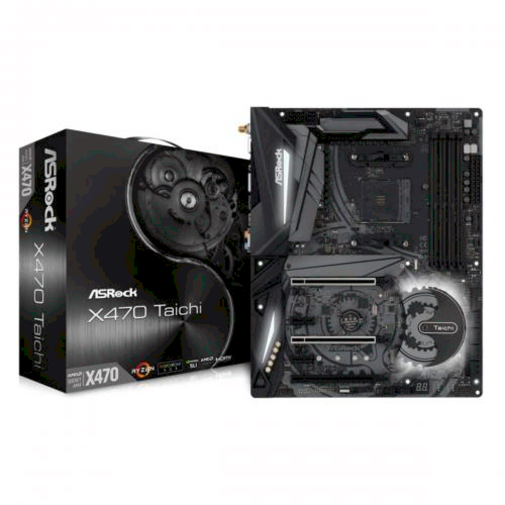ASROCK Motherboard Socket AM4 X470 Taichi